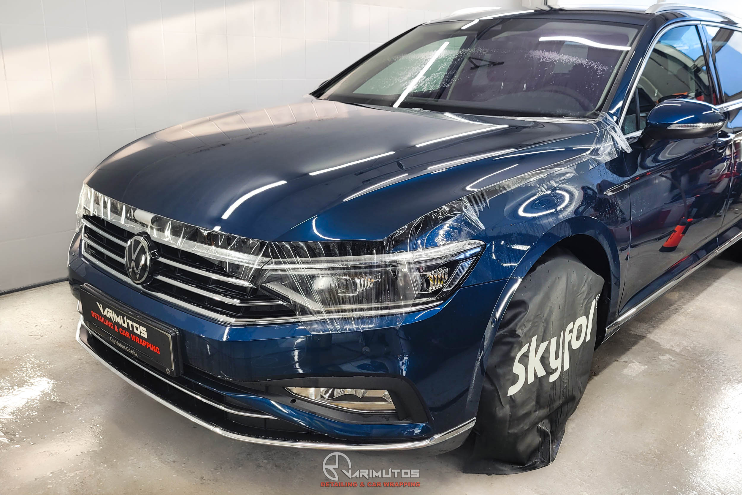 Volkswagen Passat folia ochronna – detale nadwozia