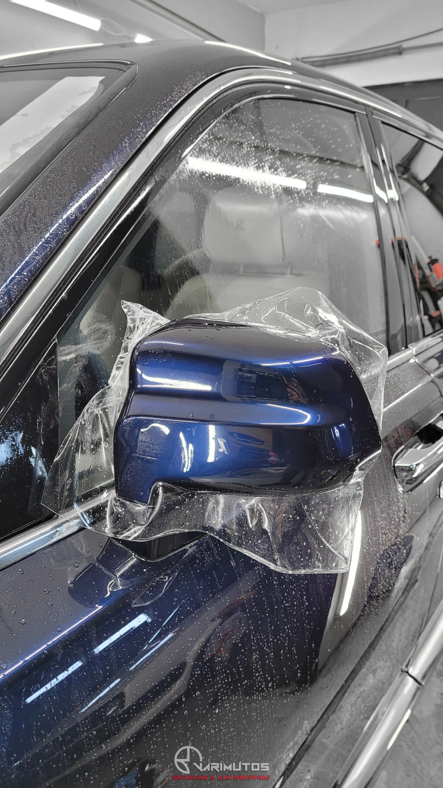Rolls-Royce Cullinan zabezpieczony folią PPF – widok po aplikacji ochronnej warstwy lakieru